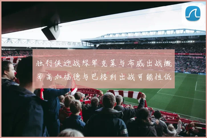 独行侠迎战绿军克莱与布威出战概率高加福德与巴格利出战可能性低